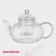 The teapot is a teapot with a glass lid and sieve "Diana. Grace ", 1 l
