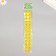 Stick plastic volumetric "emoticons" with gold stroke mix 33.5x6 cm