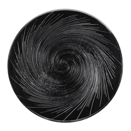 Serving napkin Regent Linea Desco, D = 38 cm, silver-black color-1