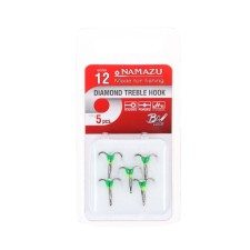 A hook-trinet of the Namazu traffic light, with a drop and stone, 12 (int), yg color, in a package of 5 pcs.