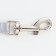 Roulette "Pigzon" reflective, 3 m, up to 15 kg, cable, rubberized pen, white