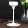 Glass "Glass" Creck "White Set 3 pcs H- 20, 23, 26x12x12 cm