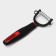 Vegetable cleaning of Digma, 17 cm, stainless steel, black color, red