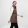 Warmed female vest, brown color, size 44