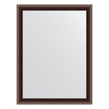 Mirror in the baguette frame, a mahon with an ornament of 50 mm, 63 x 83 cm