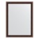 Mirror in the baguette frame, a mahon with an ornament of 50 mm, 63 x 83 cm