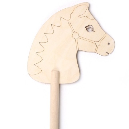 Toy "Horse on a stick", "Color me", 65 cm-2