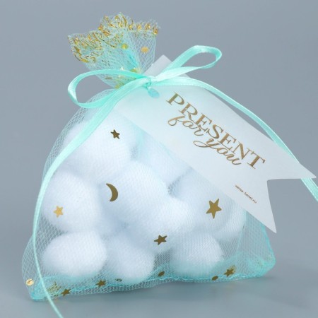 Gift bag from tulle "pistachi", 10 x 12 cm +/- 1.5 cm-3