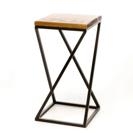 66-208-SS stand for flowers small 66-208 SS with wood 30x30x48 cm-1