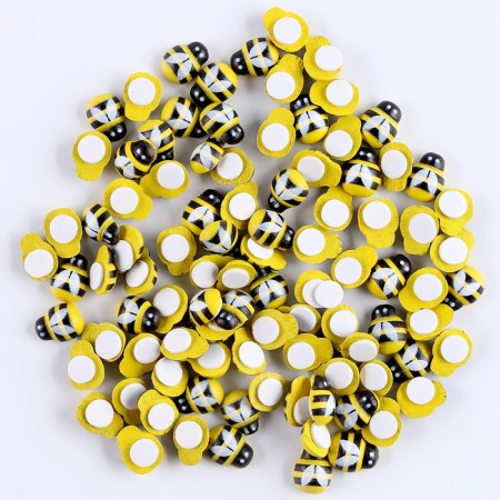 A set of decorative stickers "Bees" 100 pcs., 1.5 × 1.3 cm-2