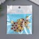 Decor for creativity plastic "Deep red flower" set 30 pcs 1x1x0.5 cm
