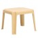 Ellastik deck chaisel table, beige, 45 x 45 x 38 cm