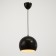 Lamp Bayerlux 5001/1, 40W E14, black color