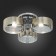 Ceiling EVOLUCE lamp. SL483.702.03. Foresta. 3x40 watts, E27, 60x60x20 cm, chromium color