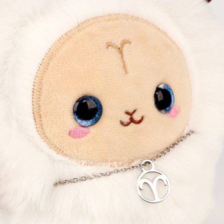 Soft toy - zodiac "Create your decoration. Aries ", with a pendant-5