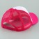Women's cap with a grid Beach, pink color, rr 56