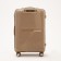 Middle suitcase 24 ", lightning department, code castle, 4 wheels, brown color