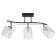 Chandelier 2773/3 E27 40W Black-chromium 52x20x15 cm Bayerlux