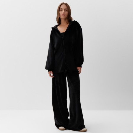 Women's costume (sweatshirt and trousers) KAFTAN PLUSHY p. 40-42, black-2