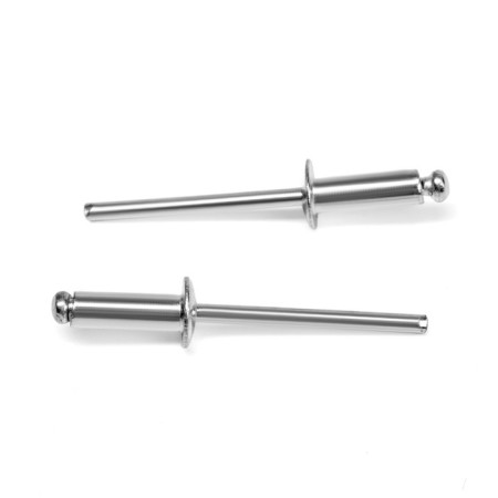 Rolls of the tundra krep, exhaust, aluminum-old, 4x12 mm, unpainted, 50 pcs-1
