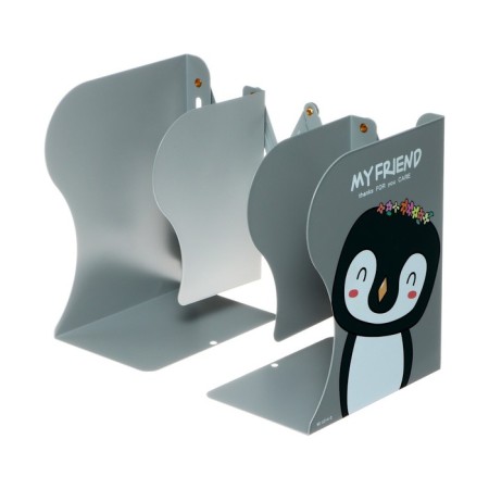 Book stand is sliding "animals", 3 departments, metal, mix-1