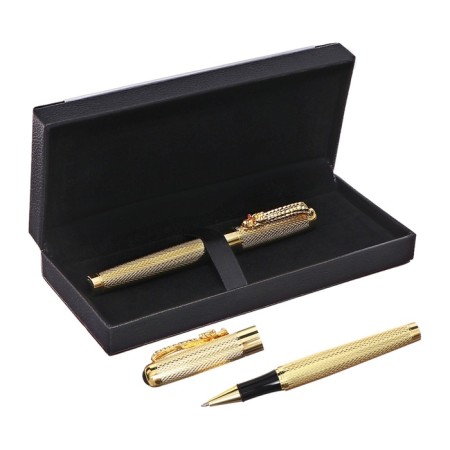 Handle Gift Roller in the leatherette case Dragon Gold Corps