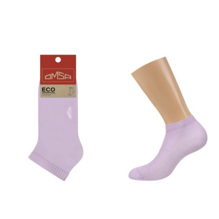 Women's socks shortened Omsa Eco, size 35-38, Lilla color