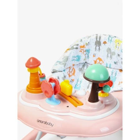 Walks Children's Amarobaby Running Baby, with an electronic game panel, pink color-16