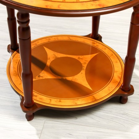 Decorative table "Old card" 60x60x49 cm-3