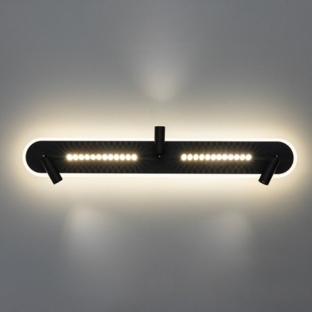Stitch Arte Lamp Pisces A2220PL-3BK, LED, 105 W, 84x4x14 cm, 5250 lm, black-4