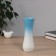 VAZA Ceramics Table "Heidi" Talia Galant, 21x7 cm, blue and white