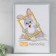 Photo frame Plastic "Vintage" 50x70 cm, blue
