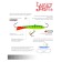 Balancir Lucky John Classic 9 + tee, 9 cm, color 36rt blister