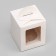 Packaging for one cupcake, white, 9.2 x 9.2 x 11.1 cm