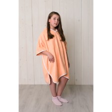 Hat-pongo for a girl, size 100 × 80 cm, peach, Makra