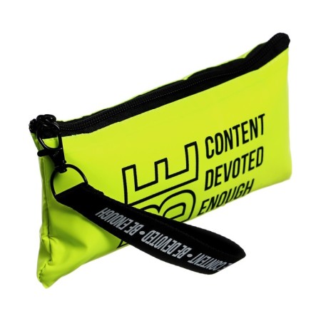 Penal is soft, 1 compartment, 100 x 195 mm, flat, reflective element, Phoenix "Your Rules" yellow 61331