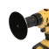 Velcro nozzle for drill and ushm tundra, thick aluminum disk, with an adapter, 100 mm