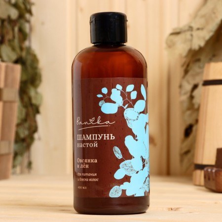 Shampoo - infusion of bath "oatmeal and flax" 400 ml