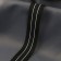 Glass woven soft 40mm*5 ± 1 -yard strip with lurex silver/black/white au