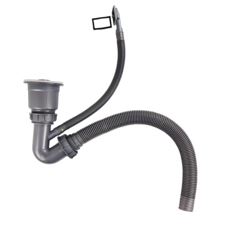 Kitchen sink Gerda GS 5045 S, 500x450 H = 200 mm, color satin-4
