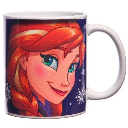 Homeleon mug, white, 330 ml "Anna and Elsa", cold heart-2