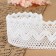 Knitted lace, 65 mm × 10 ± 1 m, white color