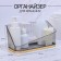 Organizer for storage "Calm", 1 section, 20 × 8.5 × 10 cm, translucent/black/golden color