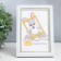 Photo frame plastic "Aron" 10x15 cm, white