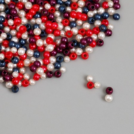 Beads for creativity plastic "mother -of -tones" set 15 grams d = 0.3 cm-2