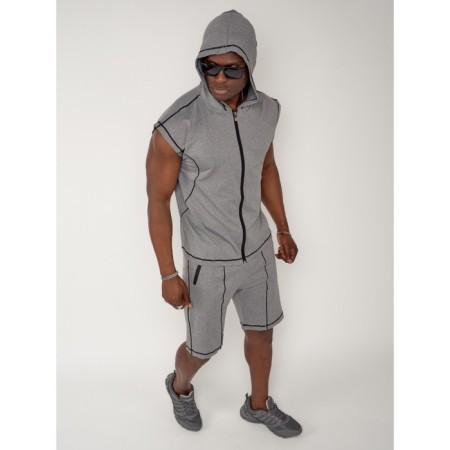 Sports suit men's, size 54-56, light-gray color-8