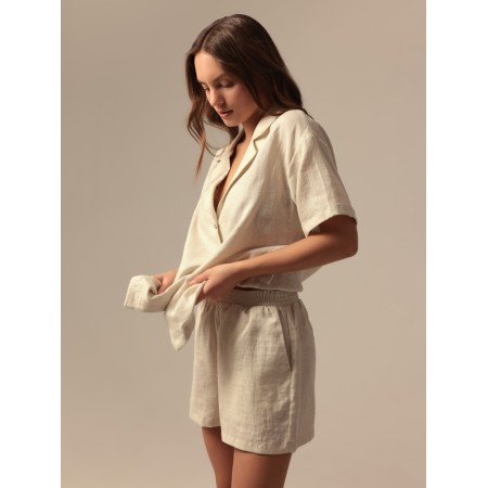 Female suit (shirt and shorts) SL Home p. L, milk-2