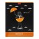 Notebook 48 sheets of the cell "Orange Dreams", the cover coated cardboard, selective matte varnish, unit 65 g/m2, 5v mix