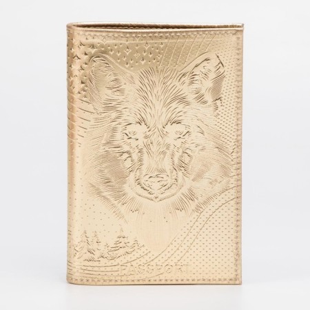 Cover for passport, gold color-1