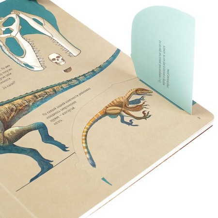 In the world of dinosaurs. Book with windows. Usova I.V.-5